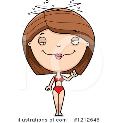 Bikini Woman Clipart #1212645 by Cory Thoman