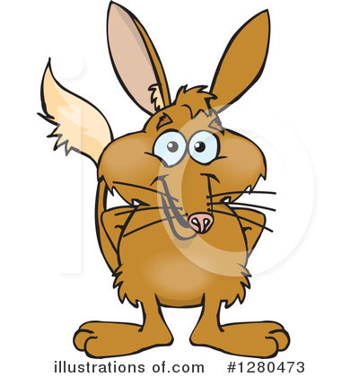 Bilby Clipart #1280473 by Dennis Holmes Designs