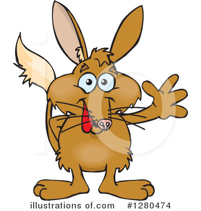 Bilby Clipart #1280474 by Dennis Holmes Designs