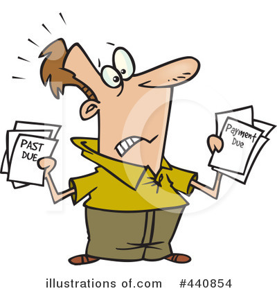 Royalty-Free (RF) Bill Clipart Illustration by toonaday - Stock Sample #440854