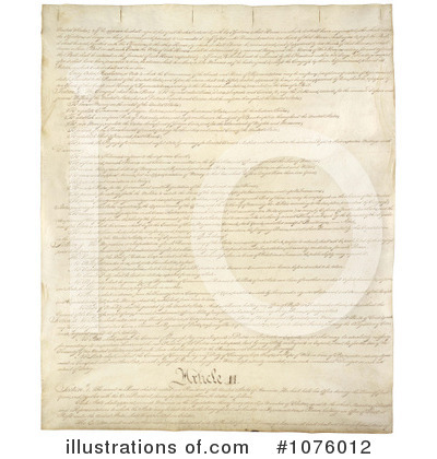 Royalty-Free (RF) Bill Of Rights Clipart Illustration by JVPD - Stock Sample #1076012