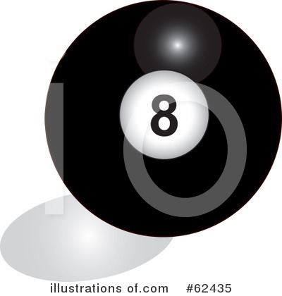 Royalty-Free (RF) Billiards Ball Clipart Illustration by Pams Clipart - Stock Sample #62435