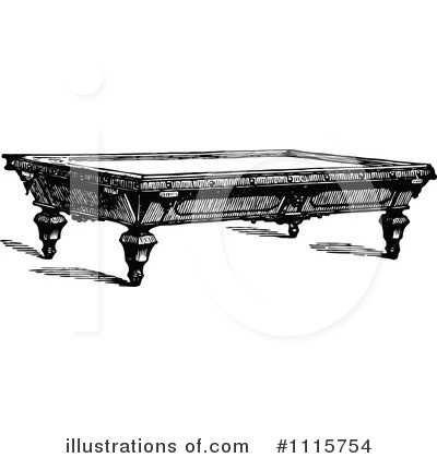 Royalty-Free (RF) Billiards Clipart Illustration by Prawny Vintage - Stock Sample #1115754