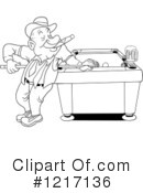 Billiards Clipart #1217136 by LaffToon