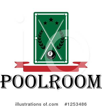 Royalty-Free (RF) Billiards Clipart Illustration by Vector Tradition SM - Stock Sample #1253486