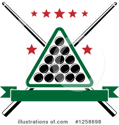 Billiards Clipart #1258698 by Vector Tradition SM