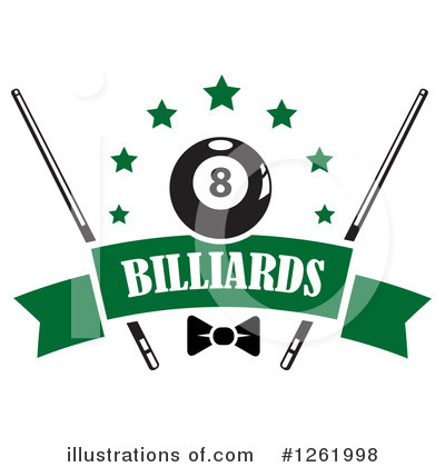 Royalty-Free (RF) Billiards Clipart Illustration by Vector Tradition SM - Stock Sample #1261998