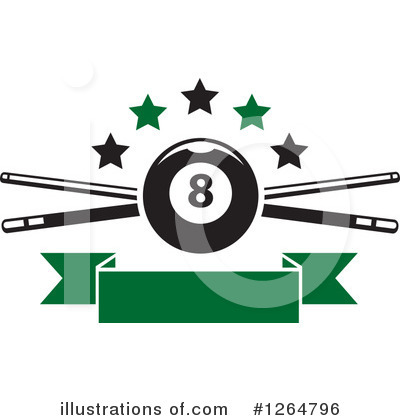 Royalty-Free (RF) Billiards Clipart Illustration by Vector Tradition SM - Stock Sample #1264796
