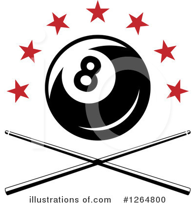 Royalty-Free (RF) Billiards Clipart Illustration by Vector Tradition SM - Stock Sample #1264800