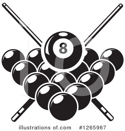 Royalty-Free (RF) Billiards Clipart Illustration by Vector Tradition SM - Stock Sample #1265967