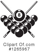 Billiards Clipart #1265967 by Vector Tradition SM