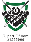 Billiards Clipart #1265969 by Vector Tradition SM