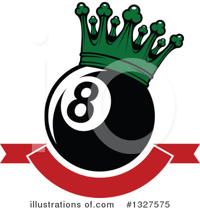 Royalty-Free (RF) Billiards Clipart Illustration by Vector Tradition SM - Stock Sample #1327575