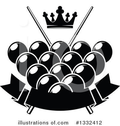 Royalty-Free (RF) Billiards Clipart Illustration by Vector Tradition SM - Stock Sample #1332412