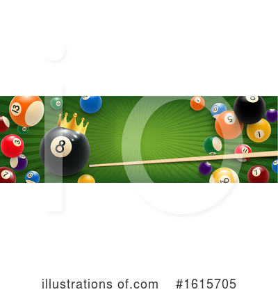 Royalty-Free (RF) Billiards Clipart Illustration by Vector Tradition SM - Stock Sample #1615705