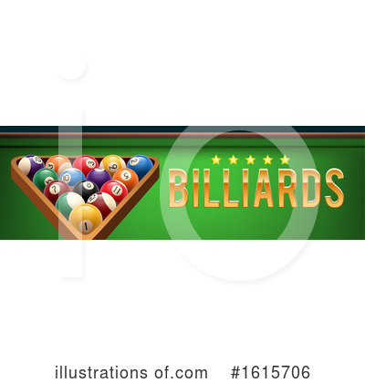 Royalty-Free (RF) Billiards Clipart Illustration by Vector Tradition SM - Stock Sample #1615706