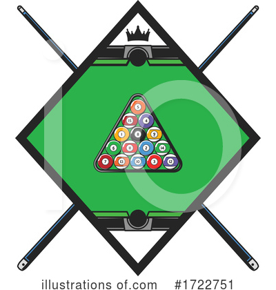 Royalty-Free (RF) Billiards Clipart Illustration by Vector Tradition SM - Stock Sample #1722751