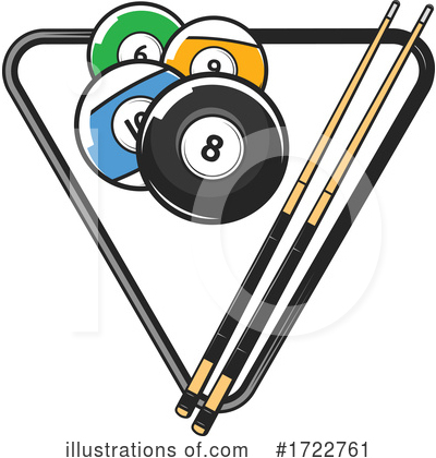 Royalty-Free (RF) Billiards Clipart Illustration by Vector Tradition SM - Stock Sample #1722761