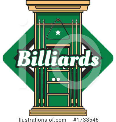 Royalty-Free (RF) Billiards Clipart Illustration by Vector Tradition SM - Stock Sample #1733546