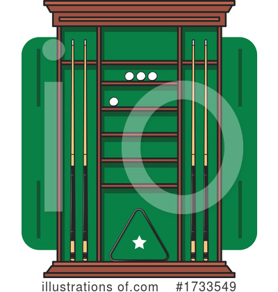 Royalty-Free (RF) Billiards Clipart Illustration by Vector Tradition SM - Stock Sample #1733549