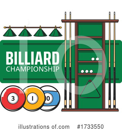 Royalty-Free (RF) Billiards Clipart Illustration by Vector Tradition SM - Stock Sample #1733550