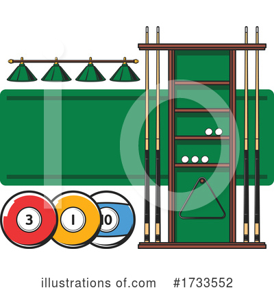 Royalty-Free (RF) Billiards Clipart Illustration by Vector Tradition SM - Stock Sample #1733552