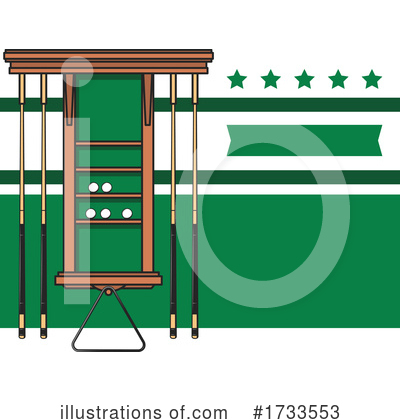 Royalty-Free (RF) Billiards Clipart Illustration by Vector Tradition SM - Stock Sample #1733553