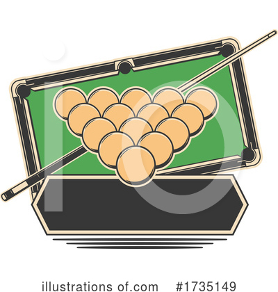 Royalty-Free (RF) Billiards Clipart Illustration by Vector Tradition SM - Stock Sample #1735149