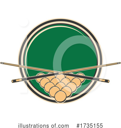Royalty-Free (RF) Billiards Clipart Illustration by Vector Tradition SM - Stock Sample #1735155