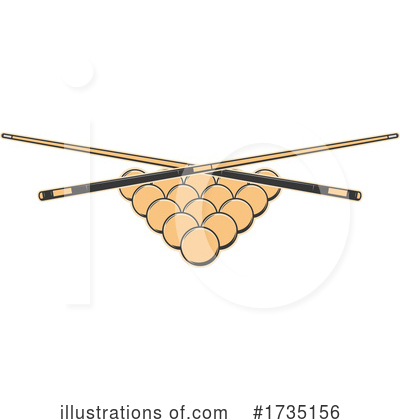 Royalty-Free (RF) Billiards Clipart Illustration by Vector Tradition SM - Stock Sample #1735156
