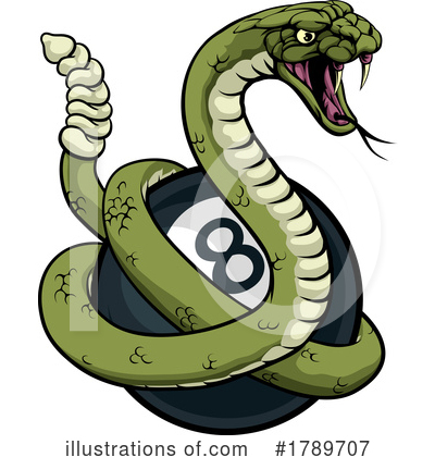 Rattlesnake Clipart #1789707 by AtStockIllustration