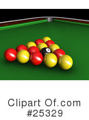 Billiards Clipart #25329 by KJ Pargeter