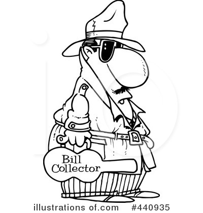 Royalty-Free (RF) Bills Clipart Illustration by toonaday - Stock Sample #440935