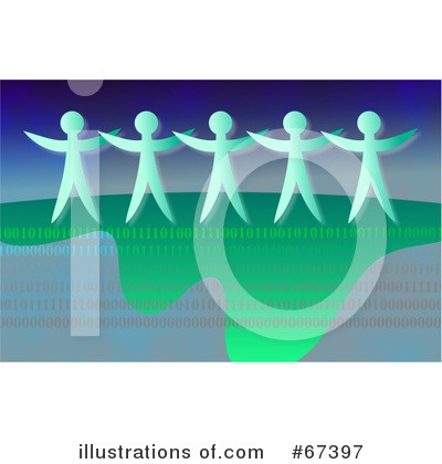Royalty-Free (RF) Binary Clipart Illustration by Prawny - Stock Sample #67397