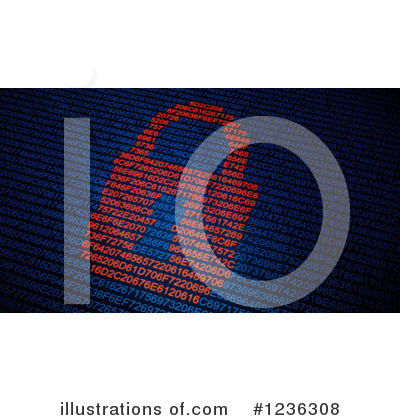 Royalty-Free (RF) Binary Code Clipart Illustration by Mopic - Stock Sample #1236308