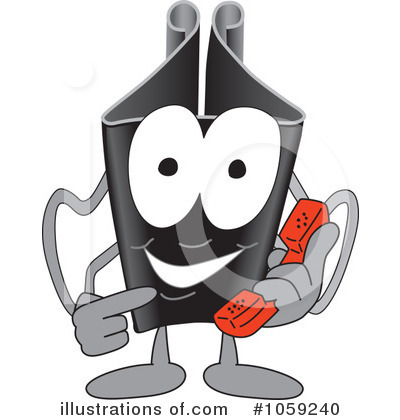 Royalty-Free (RF) Binder Clip Clipart Illustration by Mascot Junction - Stock Sample #1059240