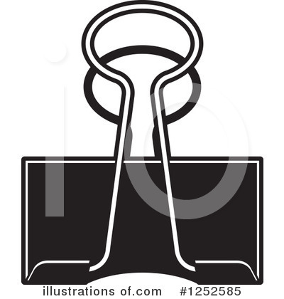 Royalty-Free (RF) Binder Clip Clipart Illustration by Lal Perera - Stock Sample #1252585
