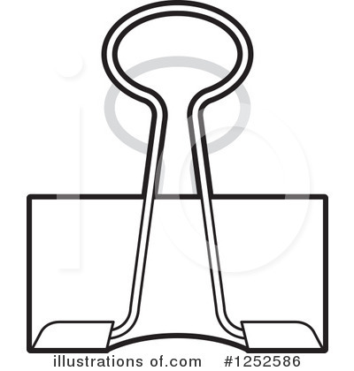 Binder Clip Clipart #1252586 by Lal Perera