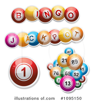 Royalty-Free (RF) Bingo Ball Clipart Illustration by elaineitalia - Stock Sample #1095150