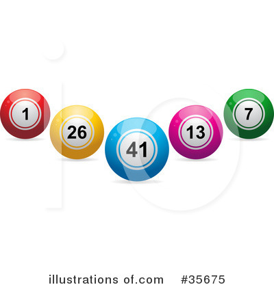 Royalty-Free (RF) Bingo Balls Clipart Illustration by elaineitalia - Stock Sample #35675