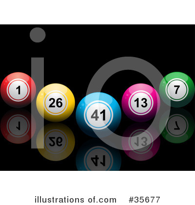 Royalty-Free (RF) Bingo Balls Clipart Illustration by elaineitalia - Stock Sample #35677