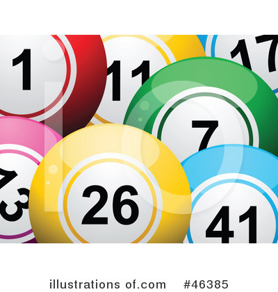 Royalty-Free (RF) Bingo Balls Clipart Illustration by elaineitalia - Stock Sample #46385