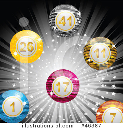 Royalty-Free (RF) Bingo Balls Clipart Illustration by elaineitalia - Stock Sample #46387