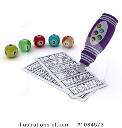 Royalty-Free (RF) Bingo Clipart Illustration by KJ Pargeter - Stock Sample #1084573