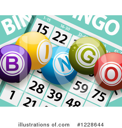 Royalty-Free (RF) Bingo Clipart Illustration by elaineitalia - Stock Sample #1228644