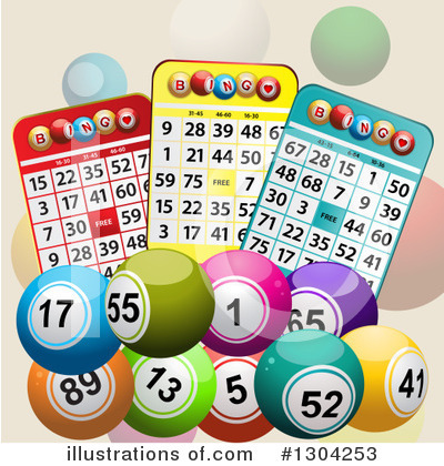 Royalty-Free (RF) Bingo Clipart Illustration by elaineitalia - Stock Sample #1304253