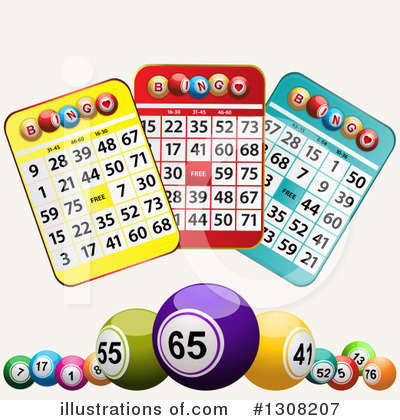 Royalty-Free (RF) Bingo Clipart Illustration by elaineitalia - Stock Sample #1308207