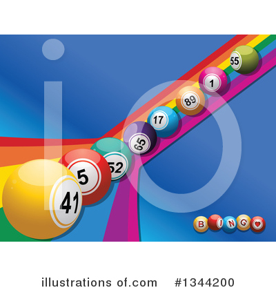 Bingo Balls Clipart #1344200 by elaineitalia