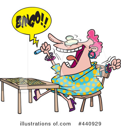 Royalty-Free (RF) Bingo Clipart Illustration by toonaday - Stock Sample #440929