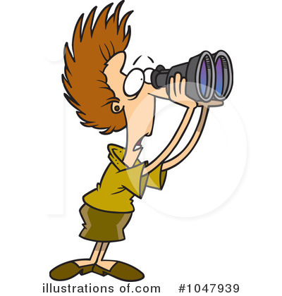 Royalty-Free (RF) Binoculars Clipart Illustration by toonaday - Stock Sample #1047939